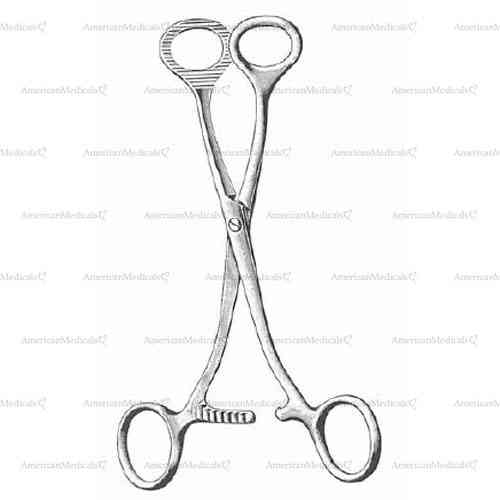 collin tongue holding forceps