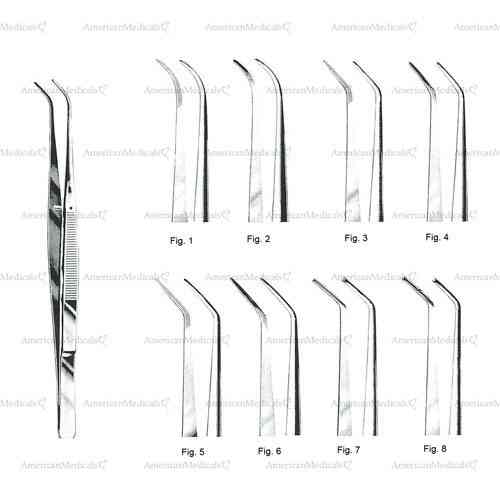 london college dental tweezers - 15 cm (6")
