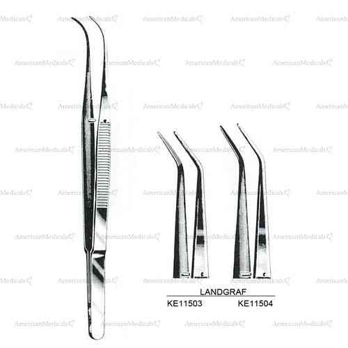 landgraf dental tweezers - 15 cm (6")
