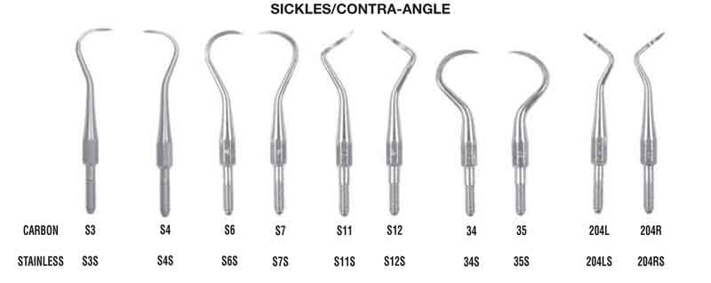 g. hartzell & son cs sickle scalers/ contra-angle