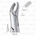 extracting forceps, american pattern - figure 24