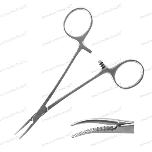 steristat sterile disposable curved mosquito forceps stainless steel