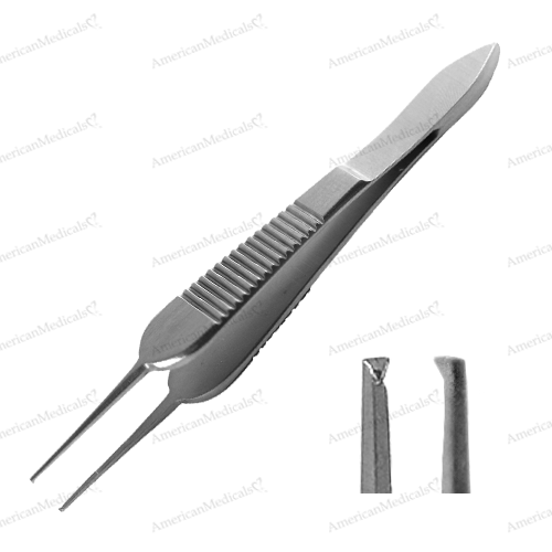 steristat sterile disposable paufique suturing forceps 1 x 2 teeth stainless steel