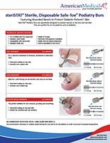safe-toe podiatry burs brochure