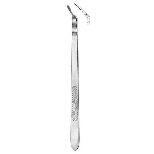 scalpel handle number 3 long angled