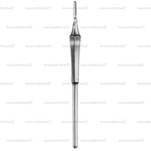 scalpel handle number 3 round and hollow