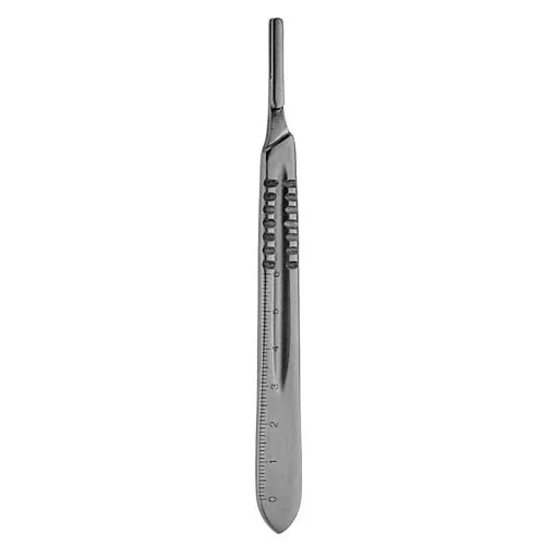 scalpel handle number 4 - graduated cm