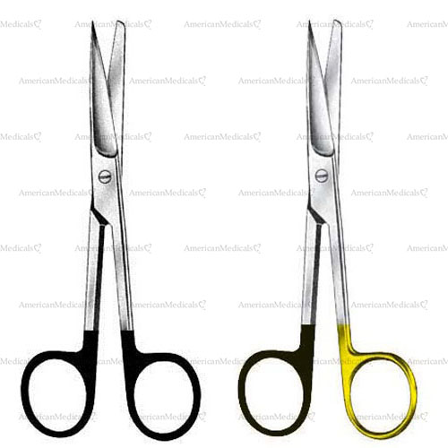 supercut operating scissors - blunt/sharp, straight