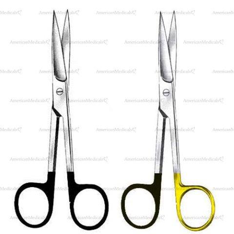 supercut operating scissors - sharp/sharp, straight