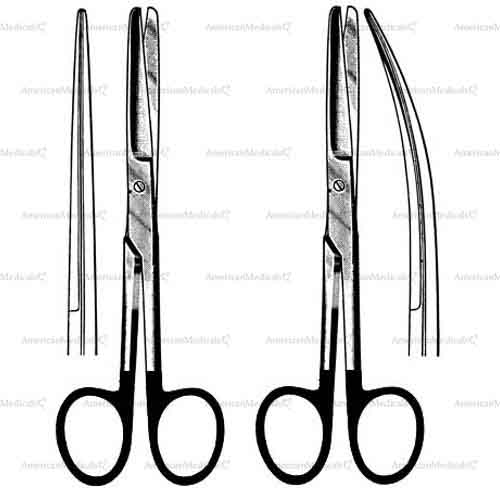 deaver supercut operating scissors - blunt/blunt