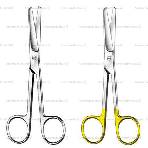 operating scissors - blunt/blunt, straight