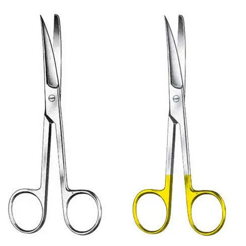 operating scissors - blunt/sharp, curved