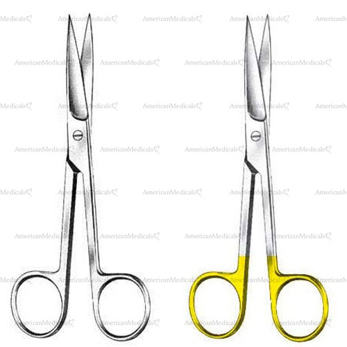 operating scissors - sharp/sharp, straight