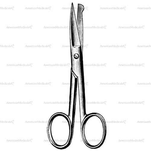 incision scissors - 14 cm (5 1/2")