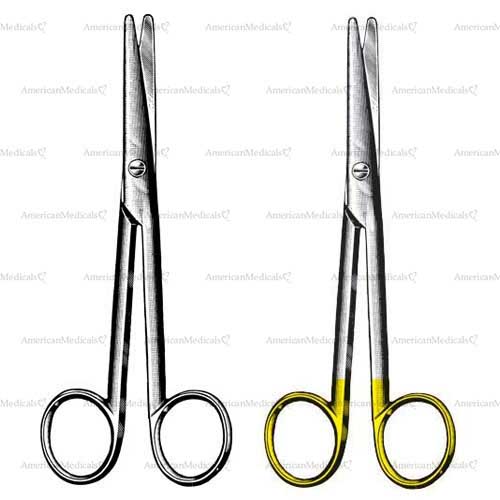 mayo-stille operating scissors - straight