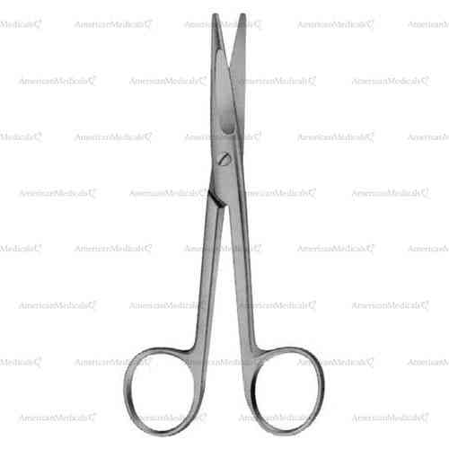 mayo-stille operating scissors with chamfered blades - straight