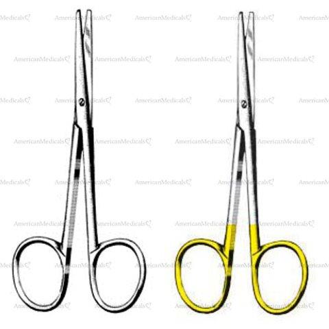 lexer-baby dissecting scissors - straight, 10 cm (3 7/8")