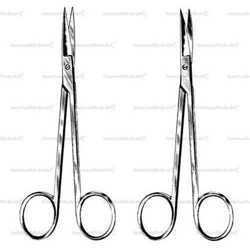 sanvenero operating scissors - 14 cm (5 1/2")
