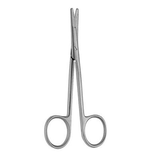 kilner operating scissors for plastic surgery - straight, 12 cm (4 3/4")