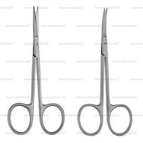 knapp operating scissors - sharp/sharp, 10.5 cm (4 1/8")