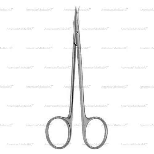 ophthalmic & nasal scissors with sharp tips - long, 12.5 cm (5")