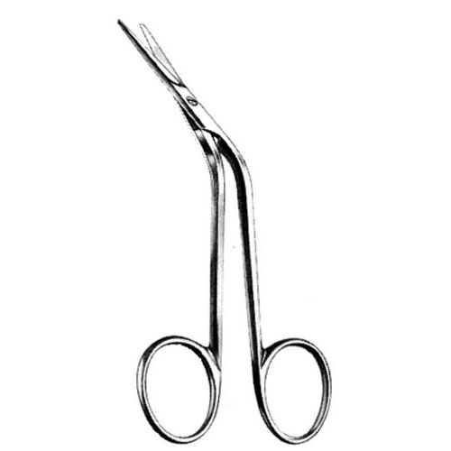 fomon ophthalmic & nasal scissors - curved, 15 cm (6")