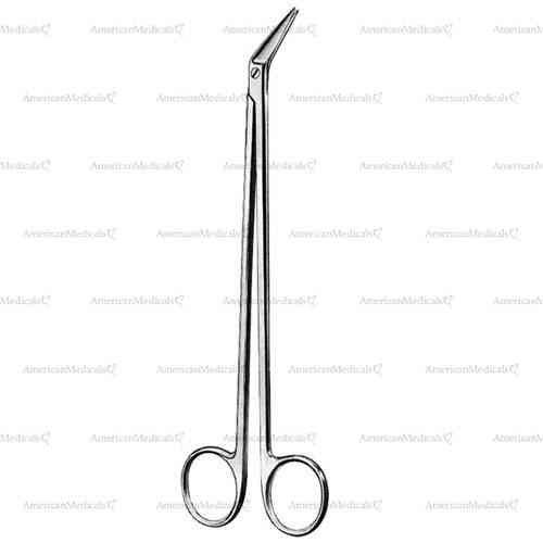 potts-de martel tonsil & vascular scissors. angled
