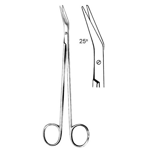 de bakey vascular scissors - angled 25°