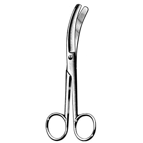 busch umbilical cord scissors - 16 cm (6 1/4")