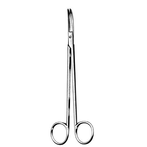 toennis-adson neurosurgery scissors - curved, 18 cm (7 1/8")