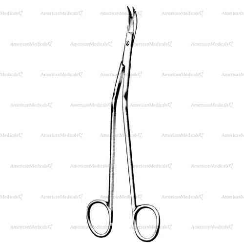 dandy neurosurgical scissors - 17 cm (6 3/4")
