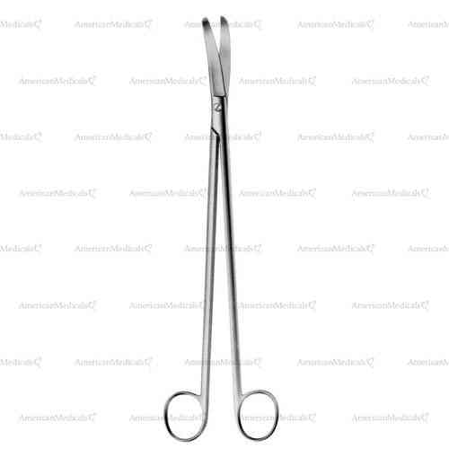 stelzner lobectomy & rectal scissors - curved, 30 cm (11 7/8")