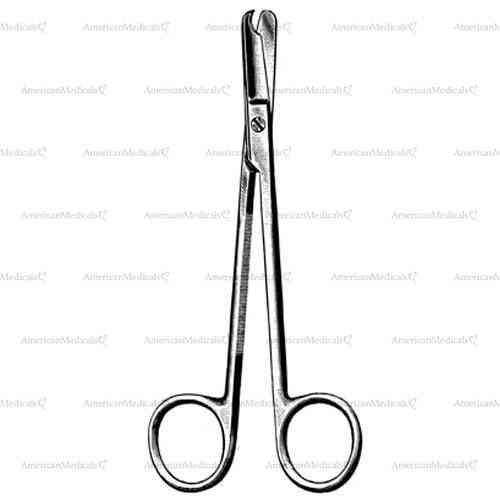 littauer ligature scissors - 14 cm (5 1/2")