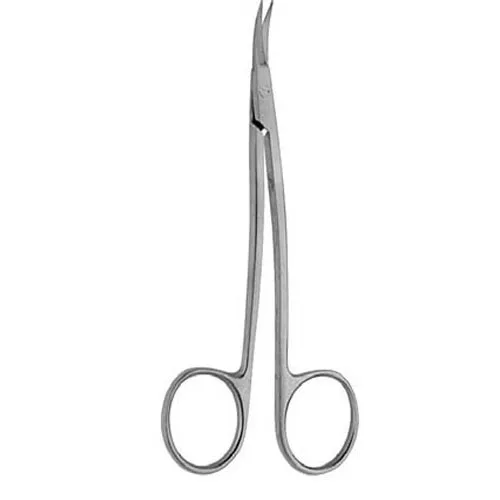 la grange gum operating scissors - smooth, s shaped, 11.5 cm (4 1/2")