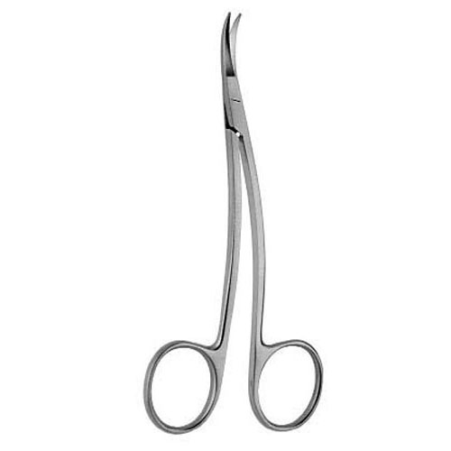 la grange gum operating scissors - serrated, s shaped, 11.5 cm (4 1/2")