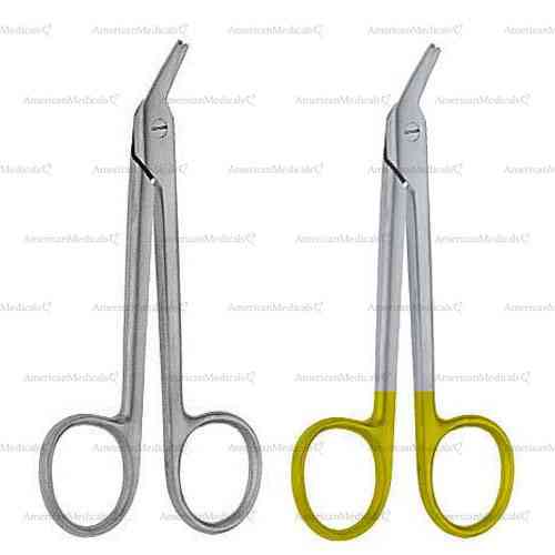 universal wire scissors with teeth - 12 cm (4 3/4