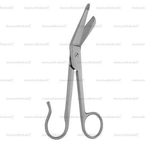 lister bandage scissors with hook - 14 cm (5 1/2")