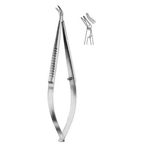 castroviejo iridectomy & micro scissors - right