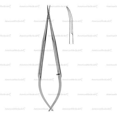 ophthalmic and micro scissors - blunt/blunt, curved