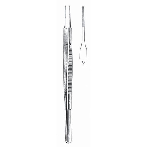 gerald forceps - serrated, straight