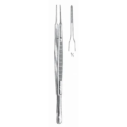 gerald forceps - serrated, straight