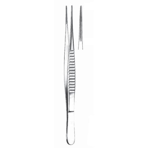 de bakey atraumatic tissue forceps - straight, 2.5 mm - 1.5 mm tip