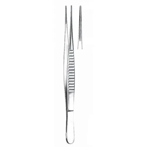 de bakey atraumatic tissue forceps - straight, 2.5 mm - 1.5 mm tip
