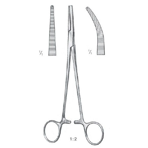 adson hemostatic forceps 1 x 2 teeth