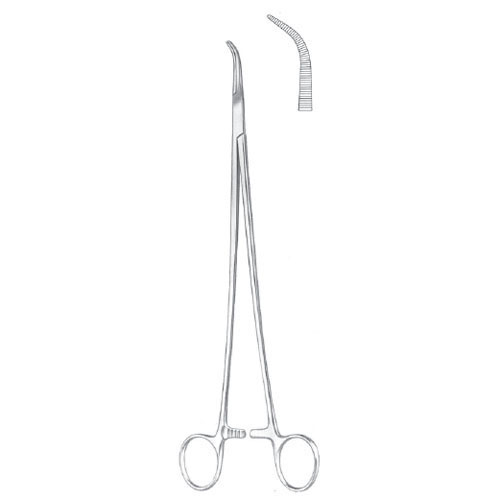 lawrence hemostatic dissecting and ligature forceps - 28 cm (11")