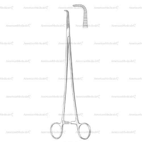 meeker hemostatic dissecting and ligature forceps - 28 cm (11")