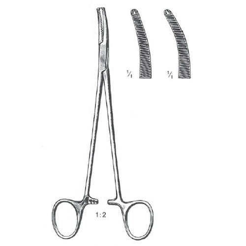 faure peritoneum forceps - 20 cm (8")