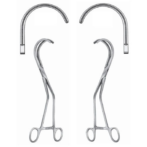 weber atraumatic forceps - 26 cm (10 1/4")