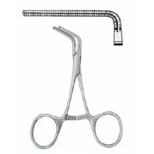 cooley ring bulldog clamp - 10.5 cm (4 1/8"), angled 90°