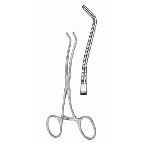 cooley ring bulldog clamp - 13.5 cm (5 1/4"), double angled